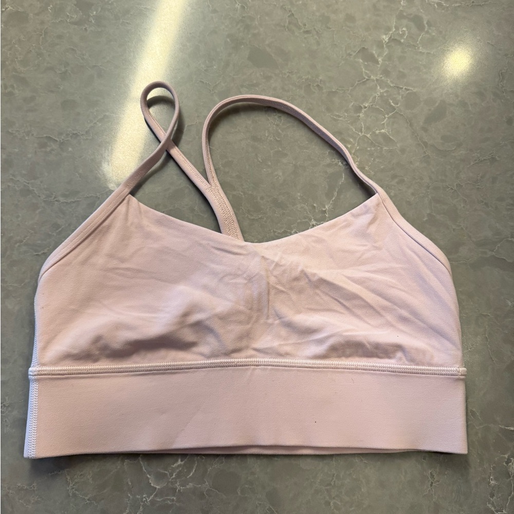 Lululemon Athletica Soft Pink Sports Bra